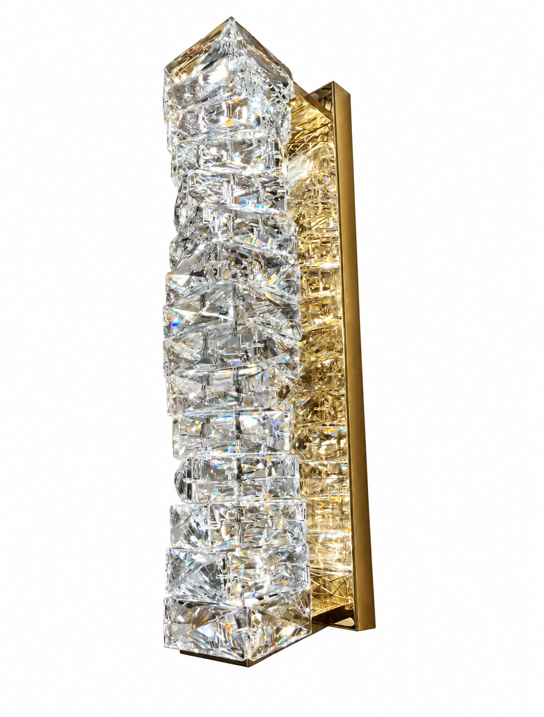 Diamond K9 Crystal LED Wall Sconce