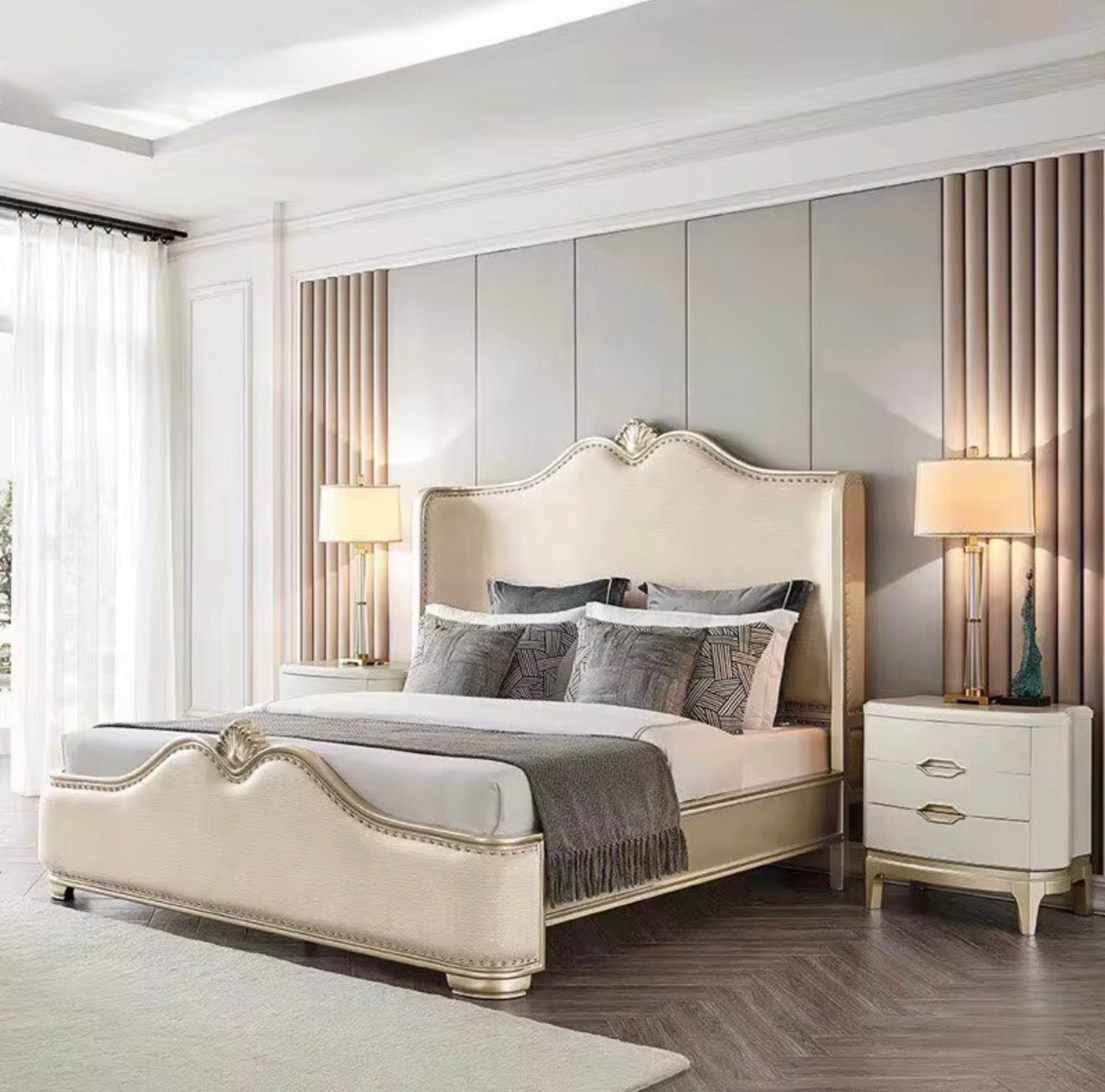 Casa Milano Élégance Upholstered Luxury Bed