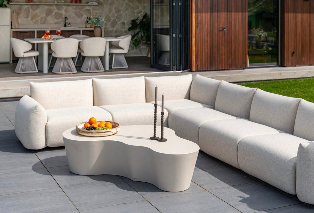 Dawson Beige Alpine Luxury Outdoor Corner Sofa