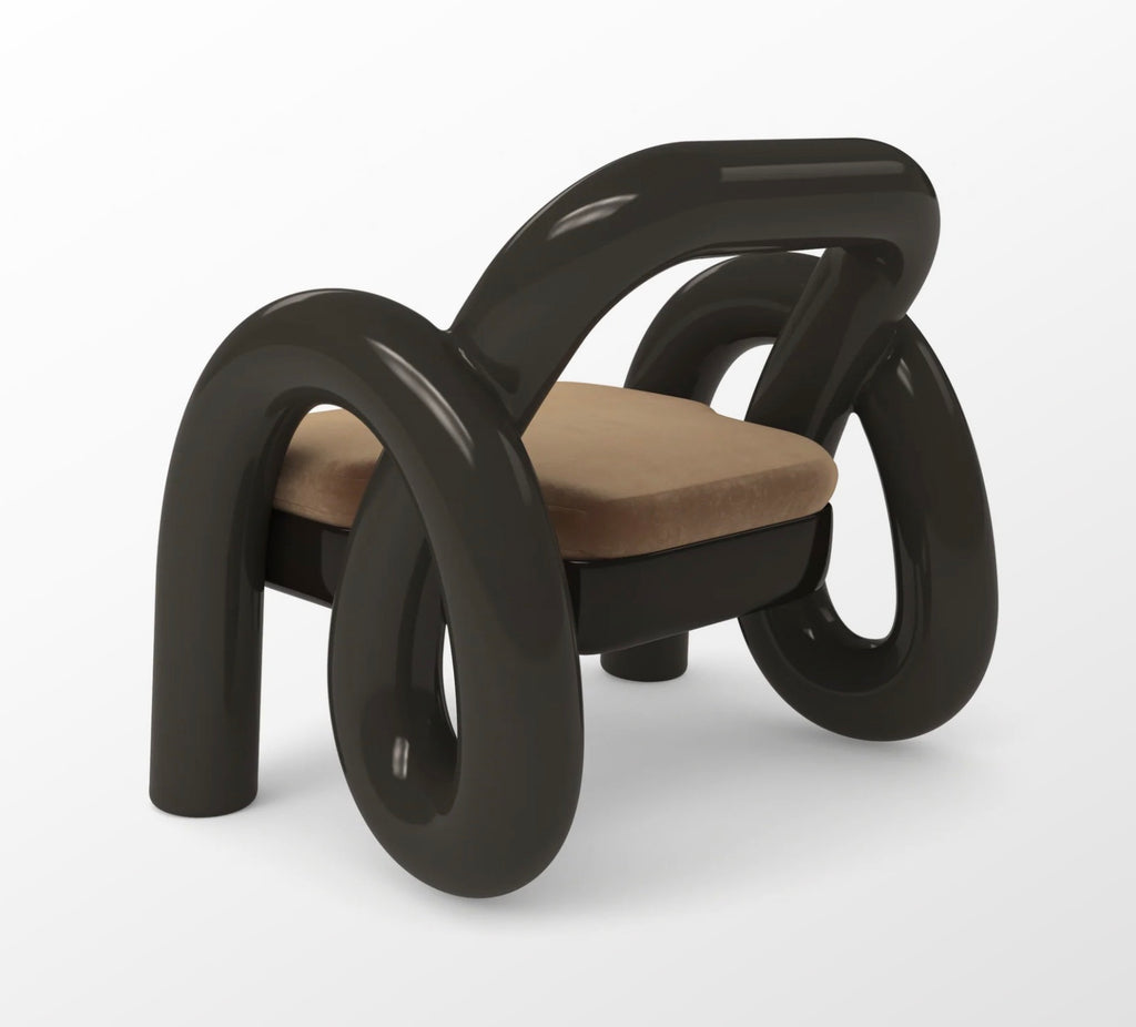 Gelee Sculptural Accent Chair by Caracole