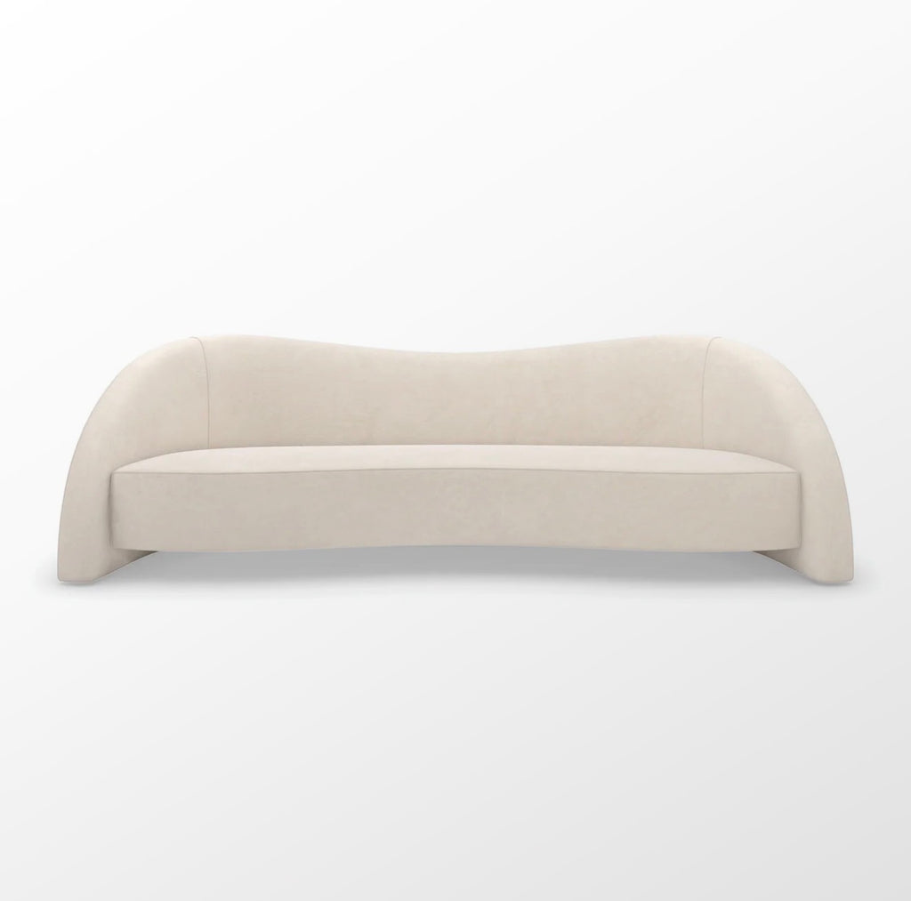 Movement Curved Sofa – Ivory