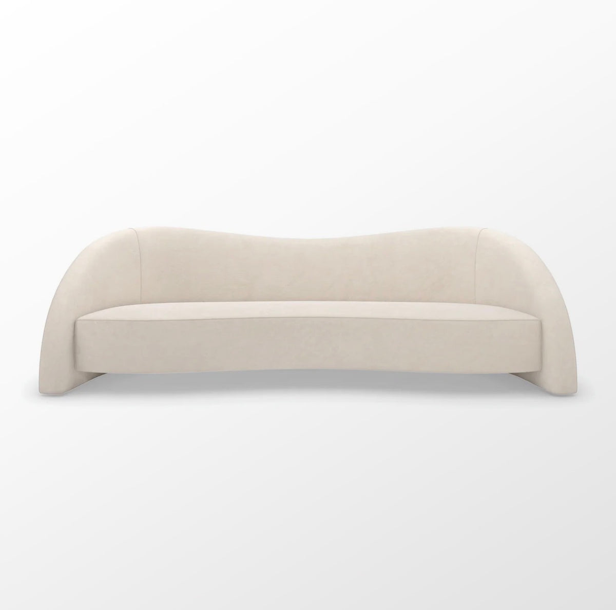 Movement Curved Sofa – Ivory