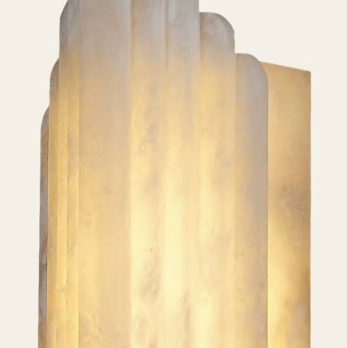 Aurelio Natural Alabaster LED Wall Sconce