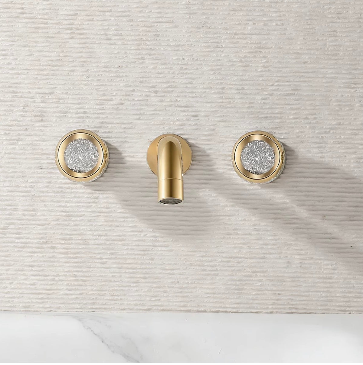 Ivanna Wall-Mounted 3-Hole Basin Faucet
