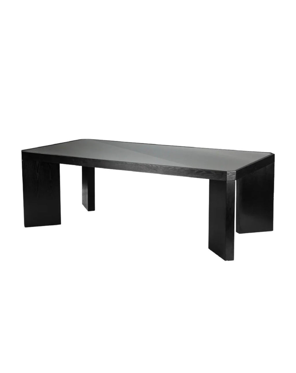 Casa Milano Baltimore Black Ash Dining Table