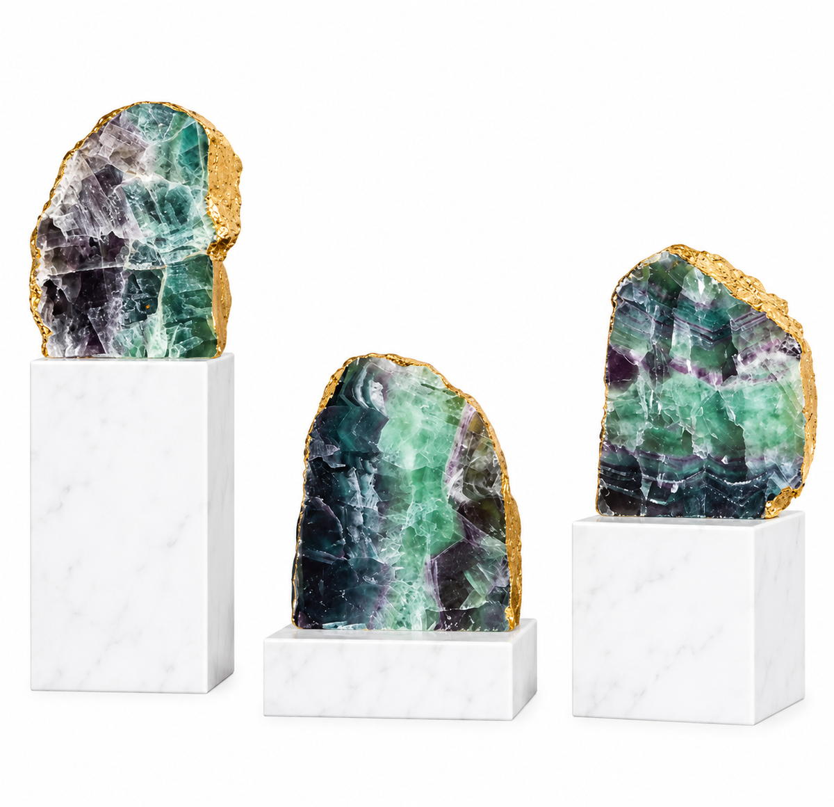 Fluorite Crystal Sculpture Collection