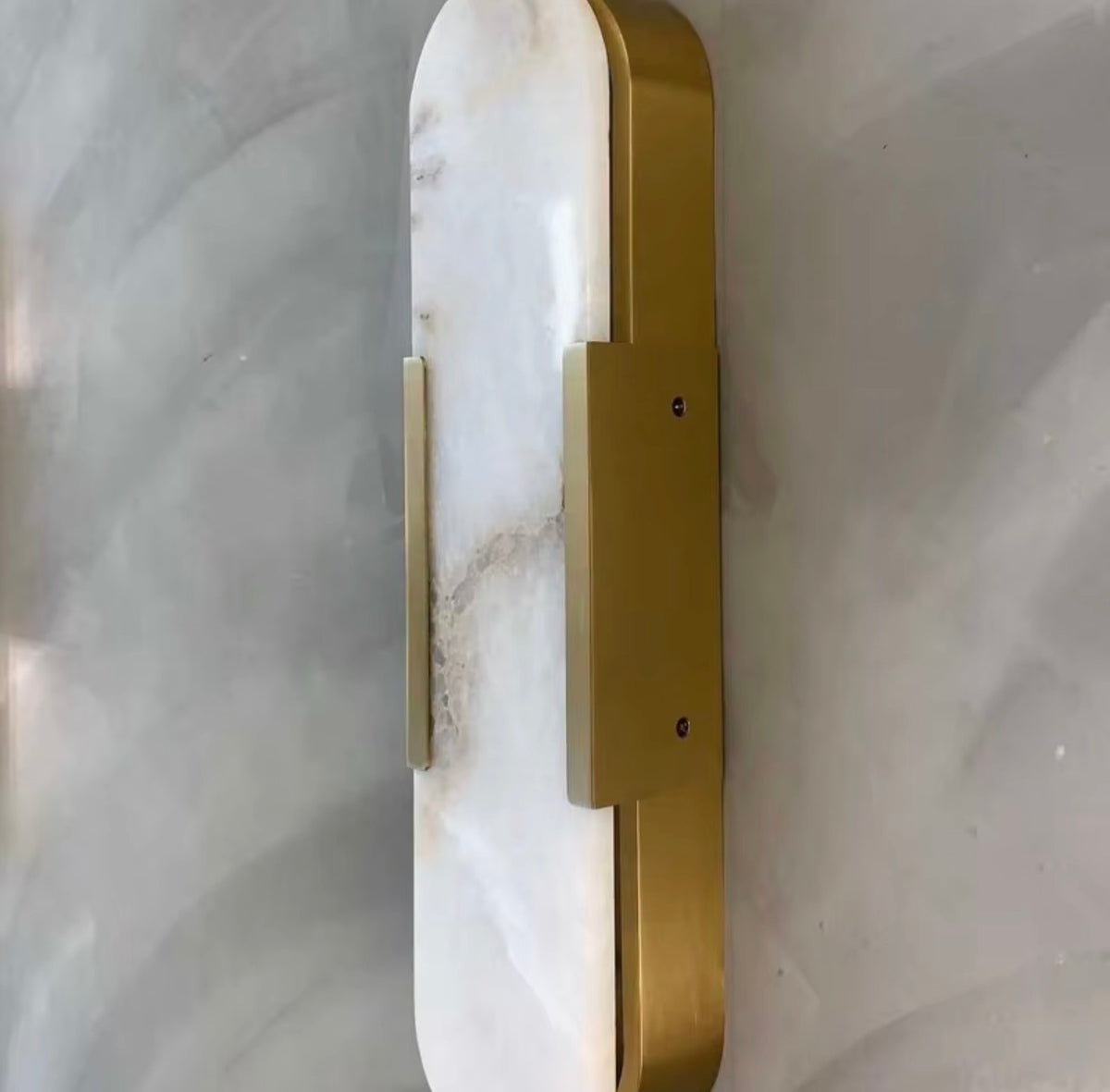 Aurelio Alabaster Natural Marble Wall Sconce
