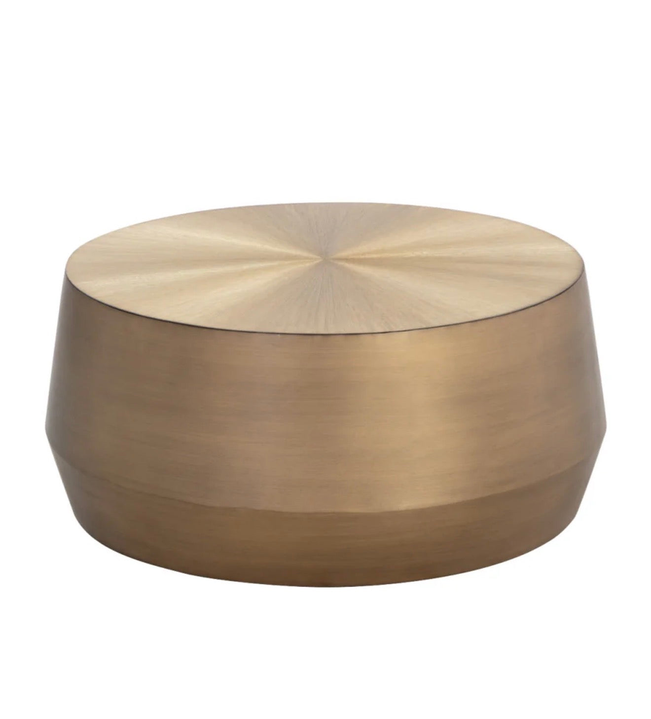 Casa Milano Splendido Etched Aluminum Coffee Table