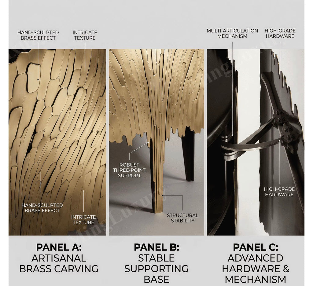 Casa Milano Aurea Fracture Artisan Sideboard - Atelier Edition