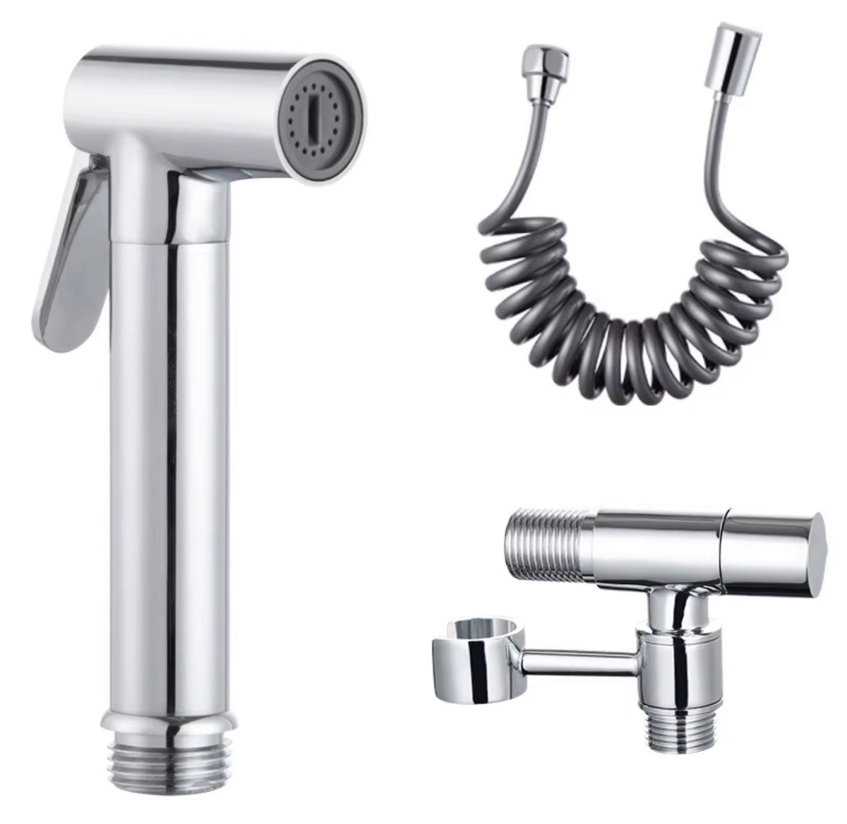 Valerio Chrome Handheld Bidet Sprayer Set