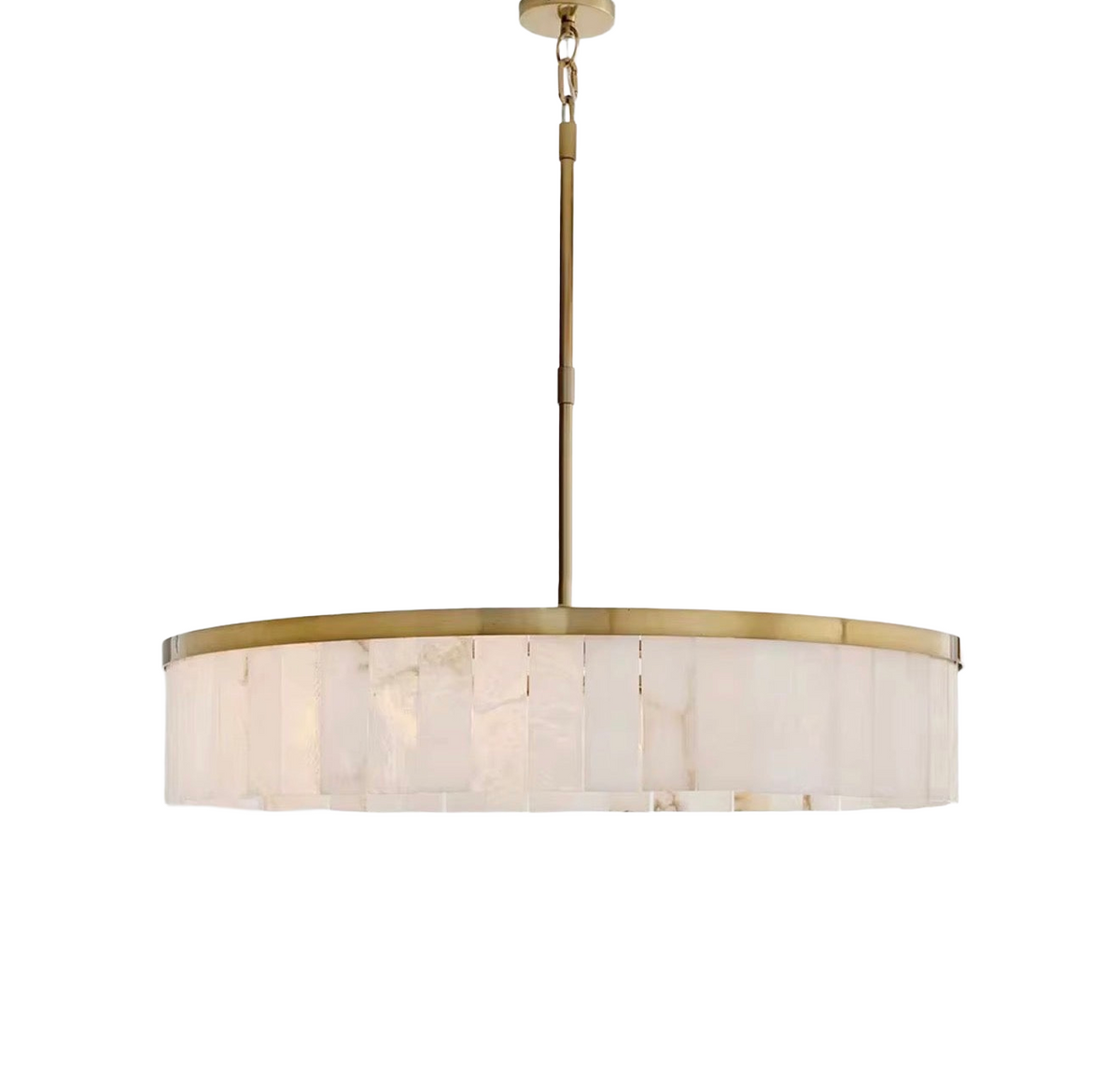 Celestine Round Alabaster Chandelier