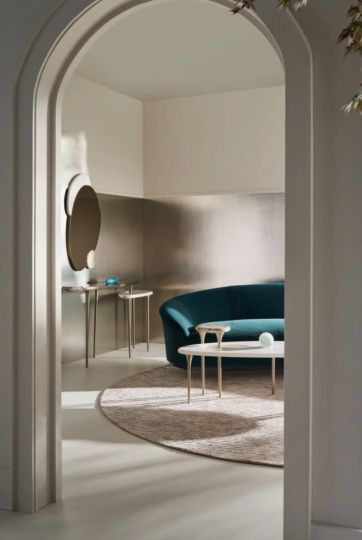 Echo Sculptural Wall Mirror