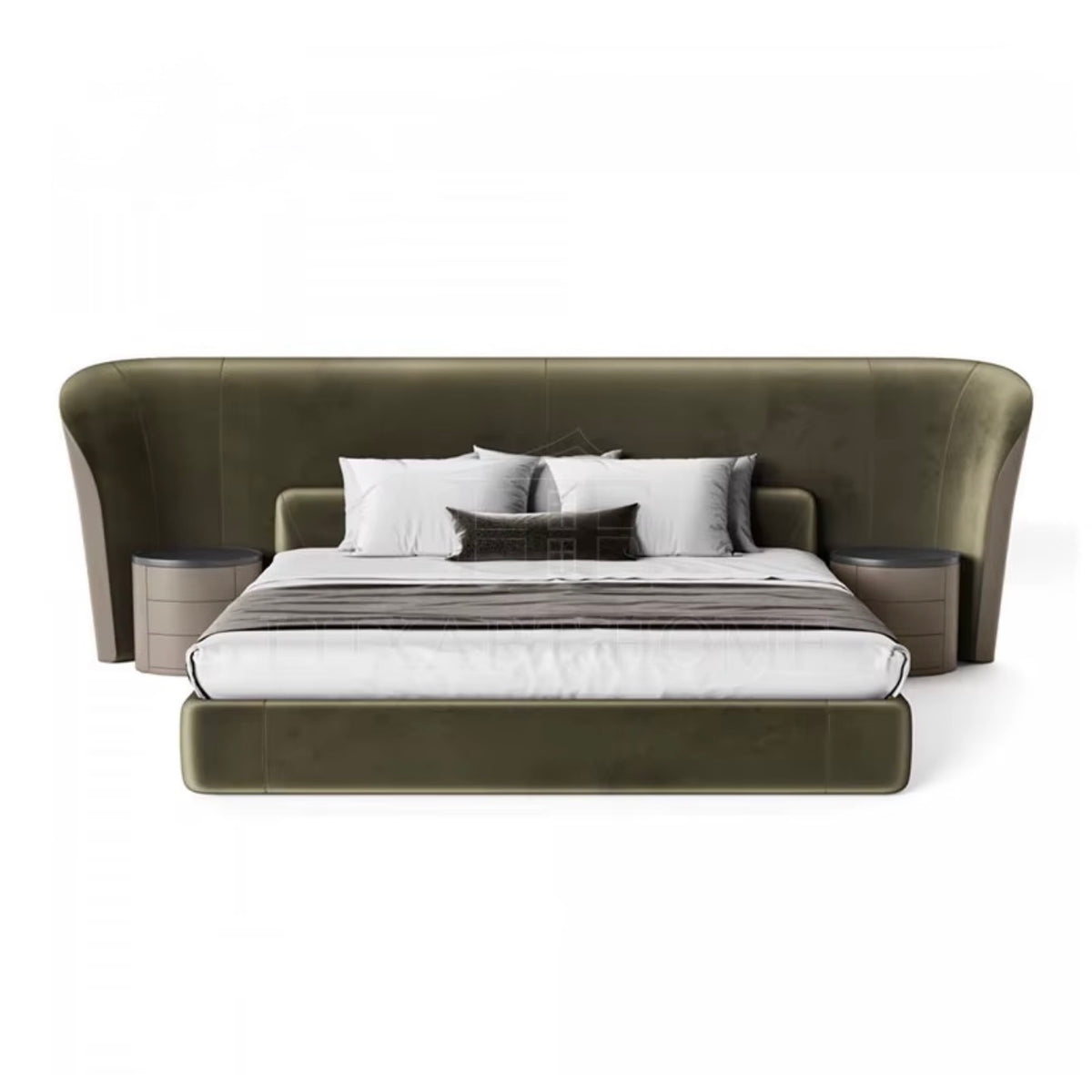 Lorenzo Grand Wingback Bed
