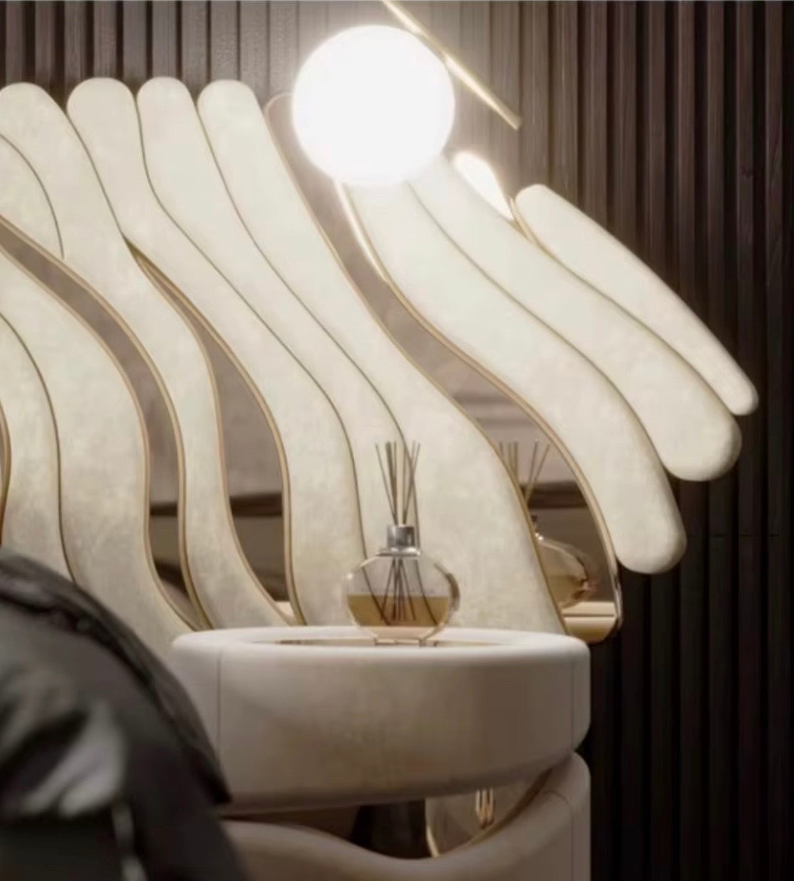 Casa Milano AURORA Winged Luxury Bed – King Size