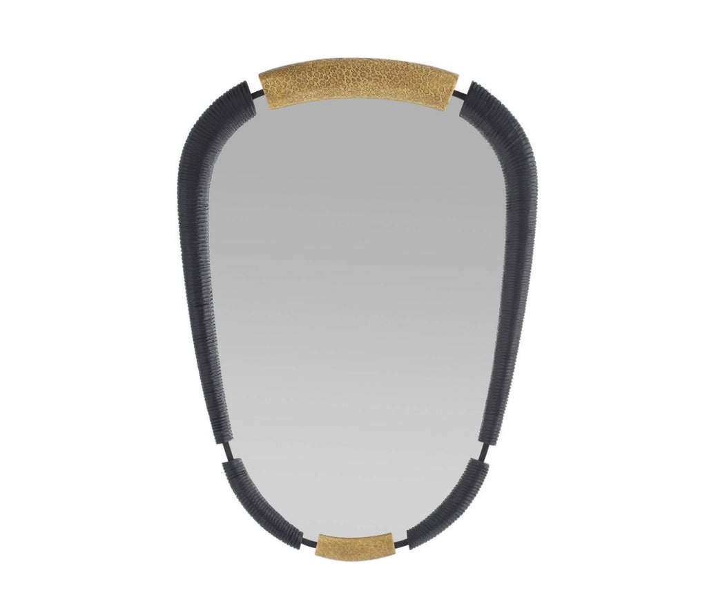 Casa Milano – Hitchcock Ebony Sculptural Mirror