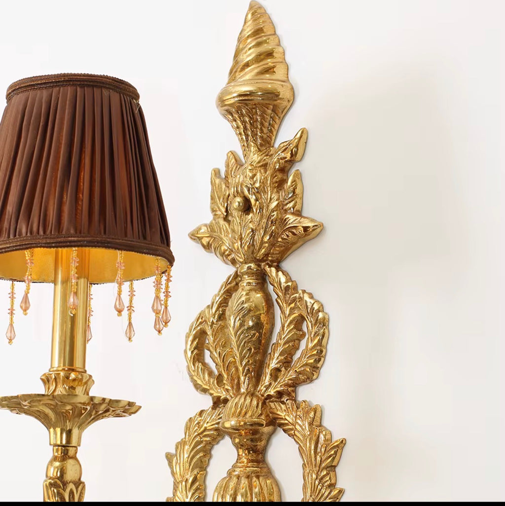 Madeleine Brass & Copper LED Wall Lamp