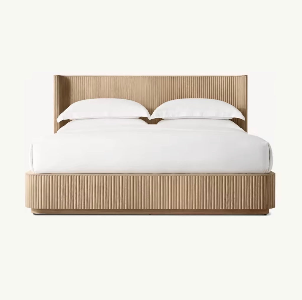 Casa Milano – Siena Wingback Floating Platform Bed