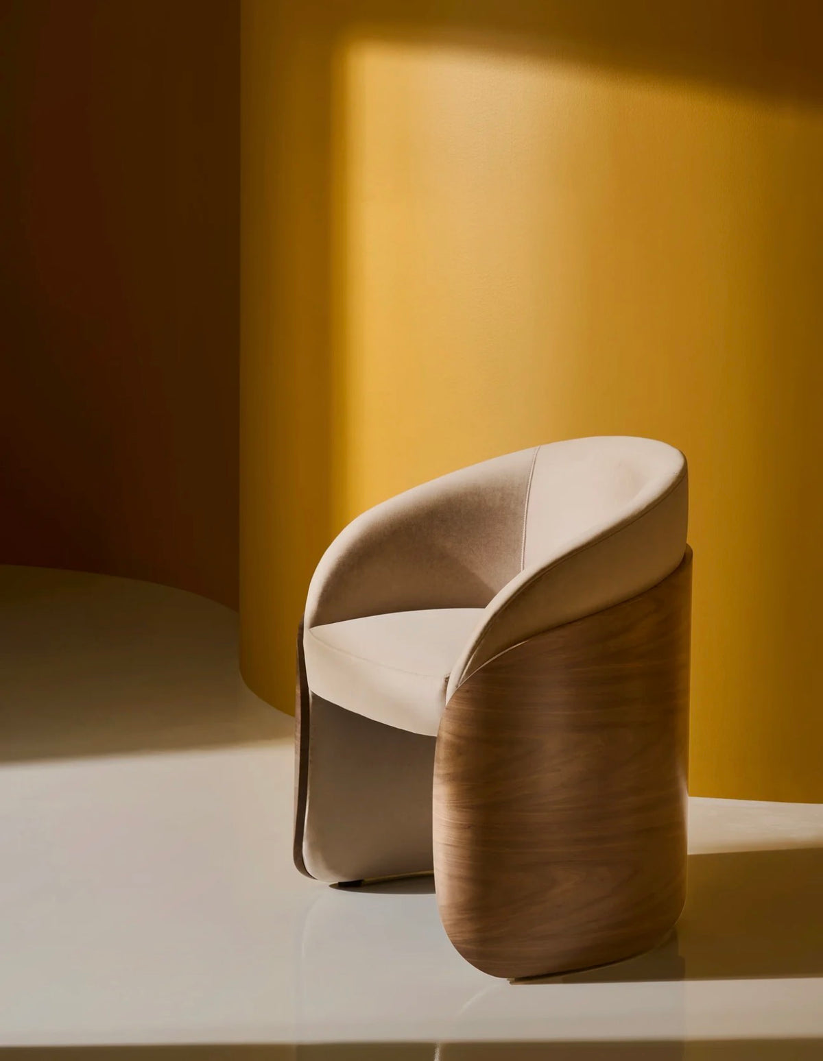Fleur Wood Back Dining Chair