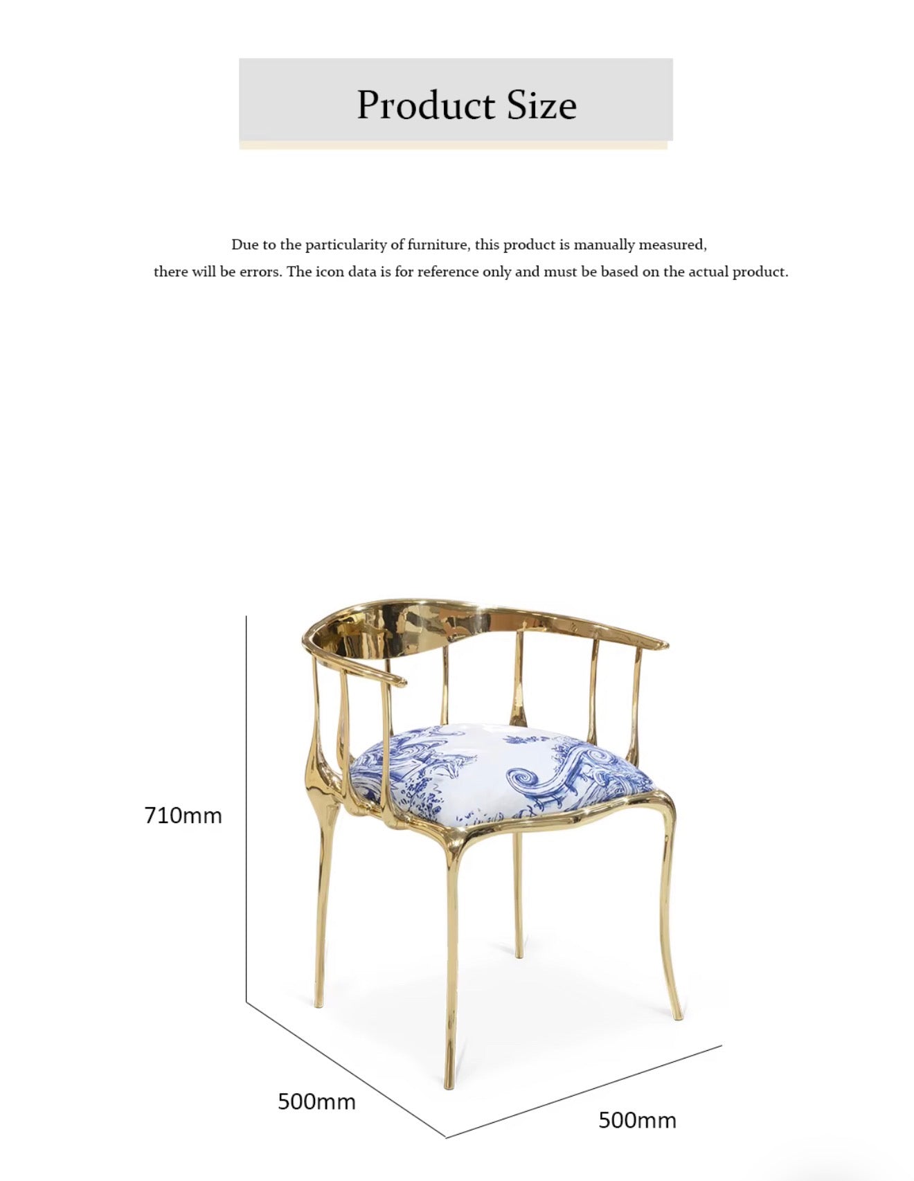 Casa Milano Sculptural Copper Dining Chairs — Set of 2