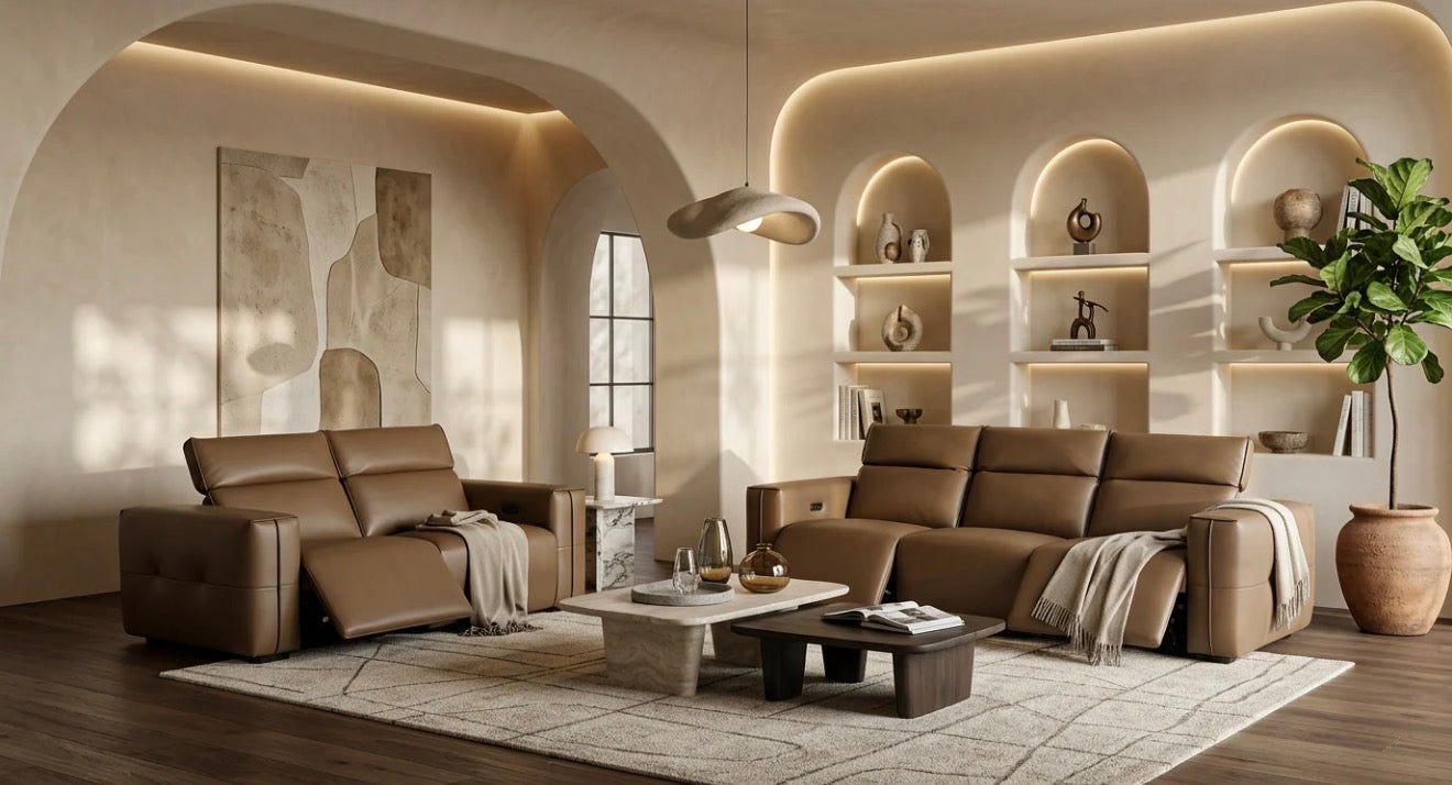 Casa Milano – Siena Ember Power Motion Living Set
