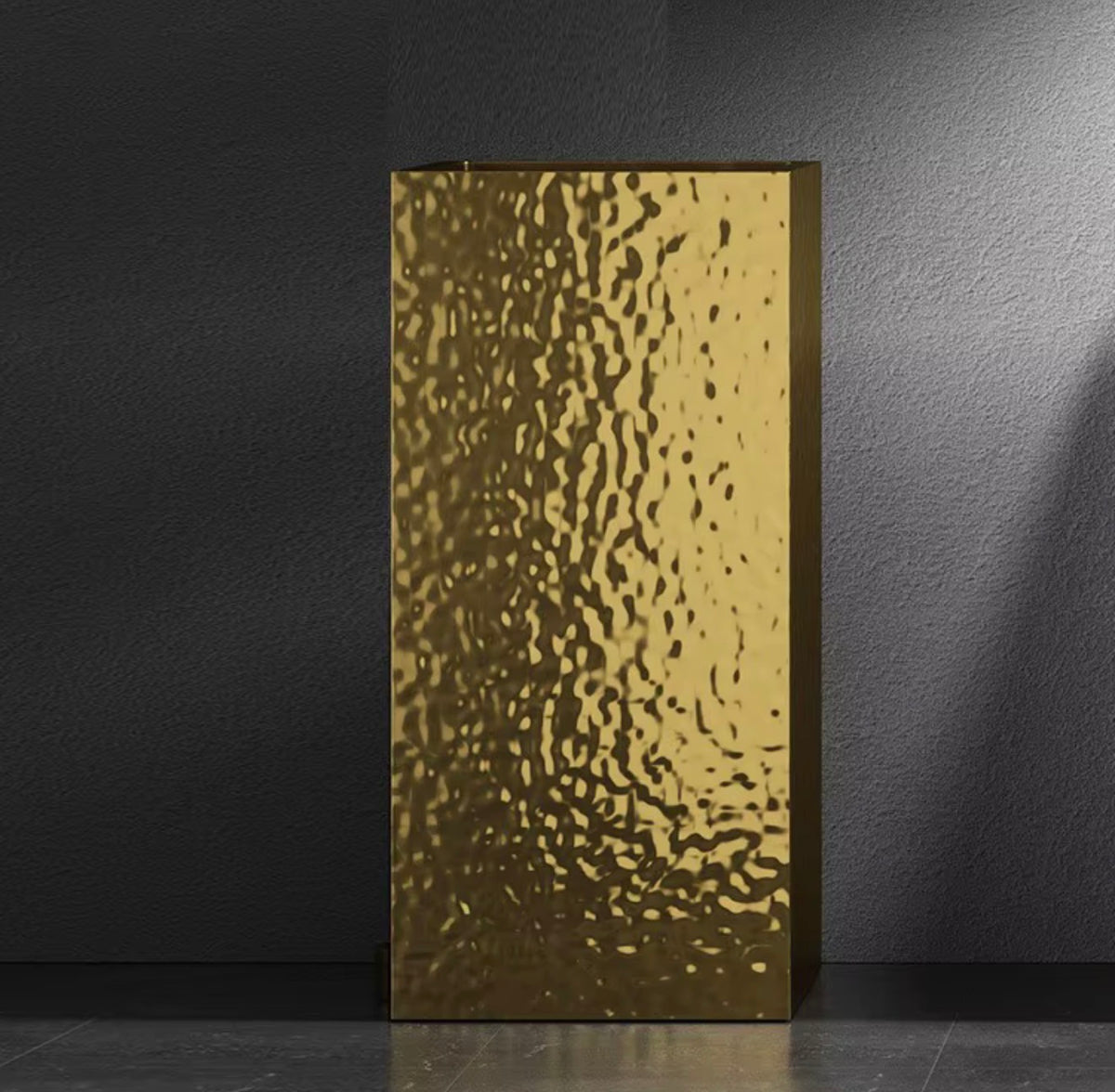 Lucien Hammered Gold 304 Stainless Steel Pedestal Sink