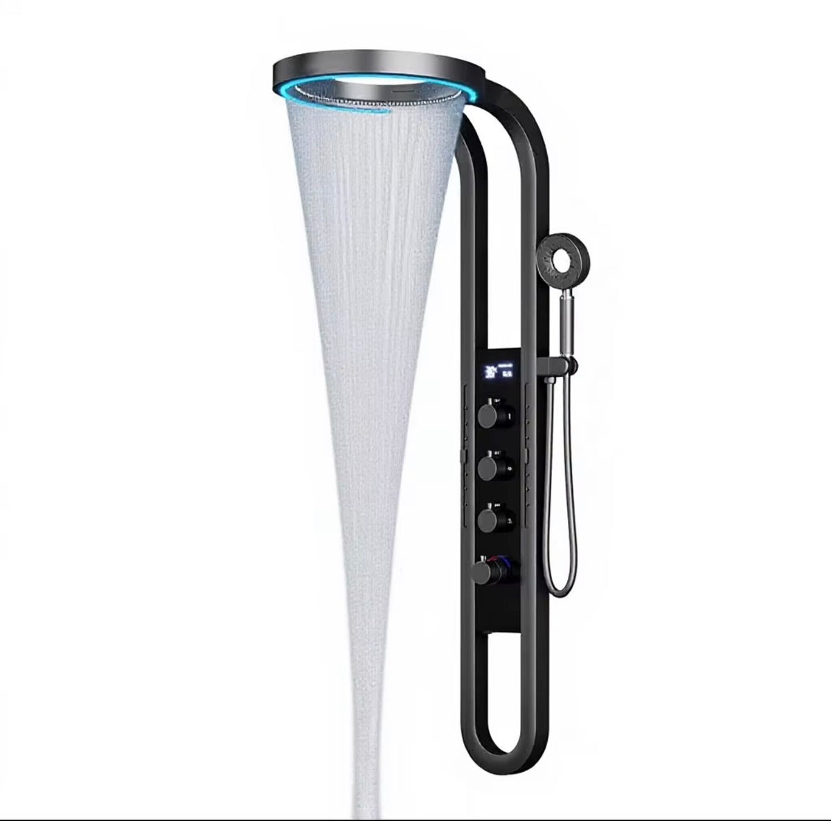VITTORIA HALO LED THERMOSTATIC SHOWER PANEL