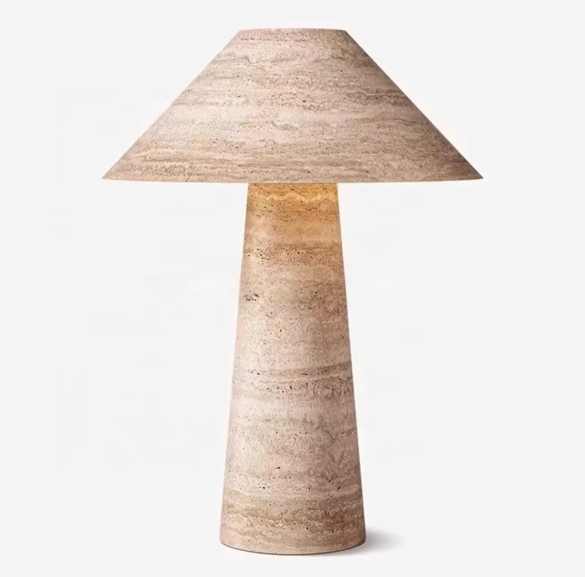 Alessandra Sculptural Marble Table Lamp