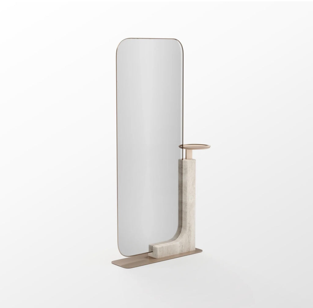 Overlap Floor Mirror
