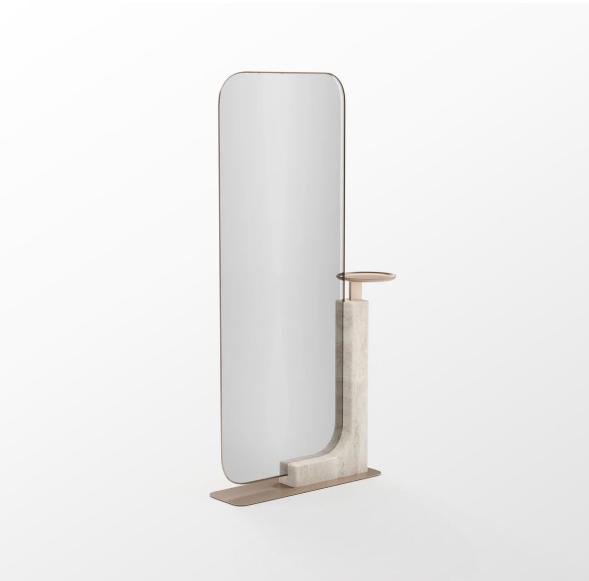 Overlap Floor Mirror