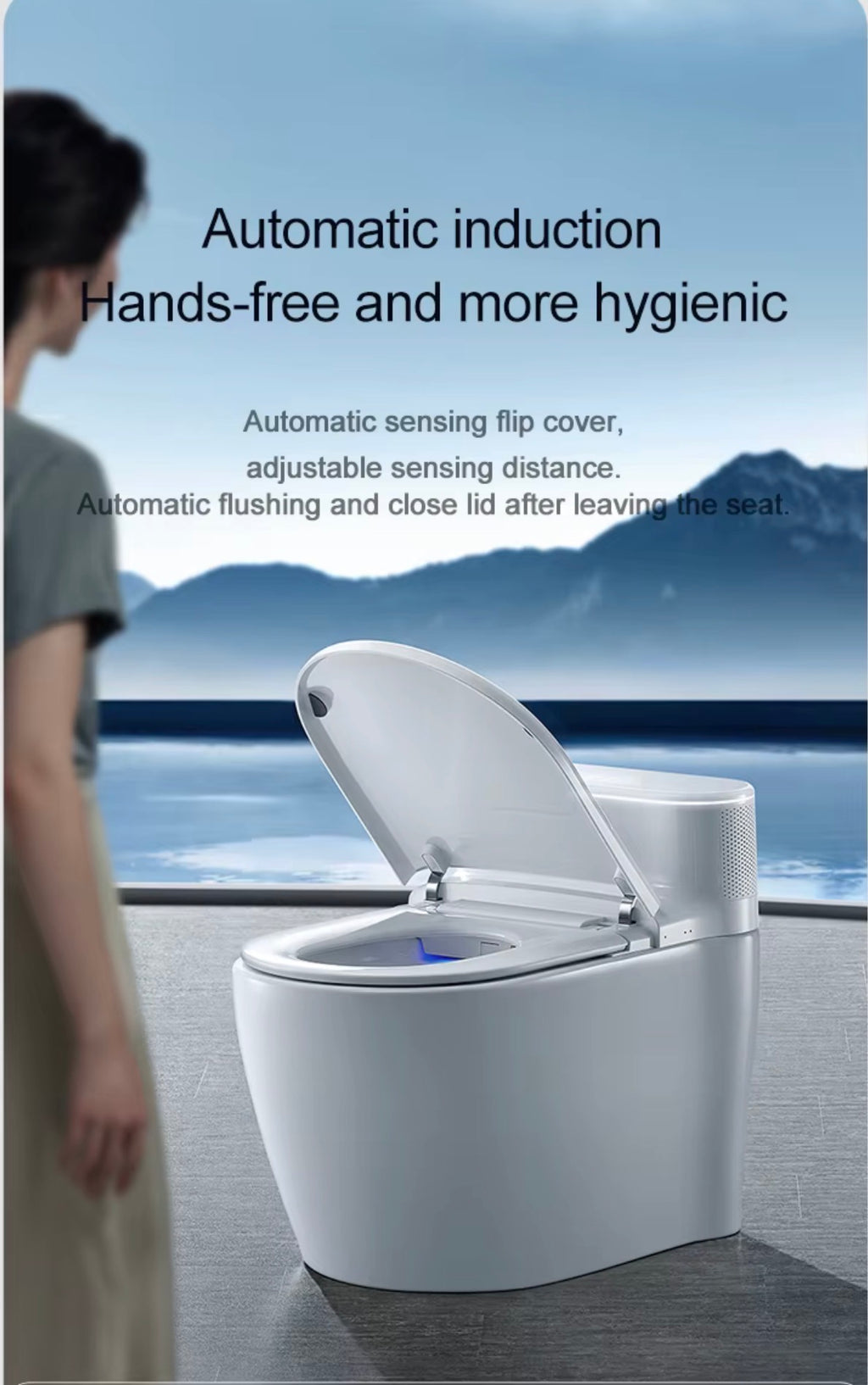 LUCAS INTELLIGENT SMART TOILET WITH BIDET & AUTO FLUSH