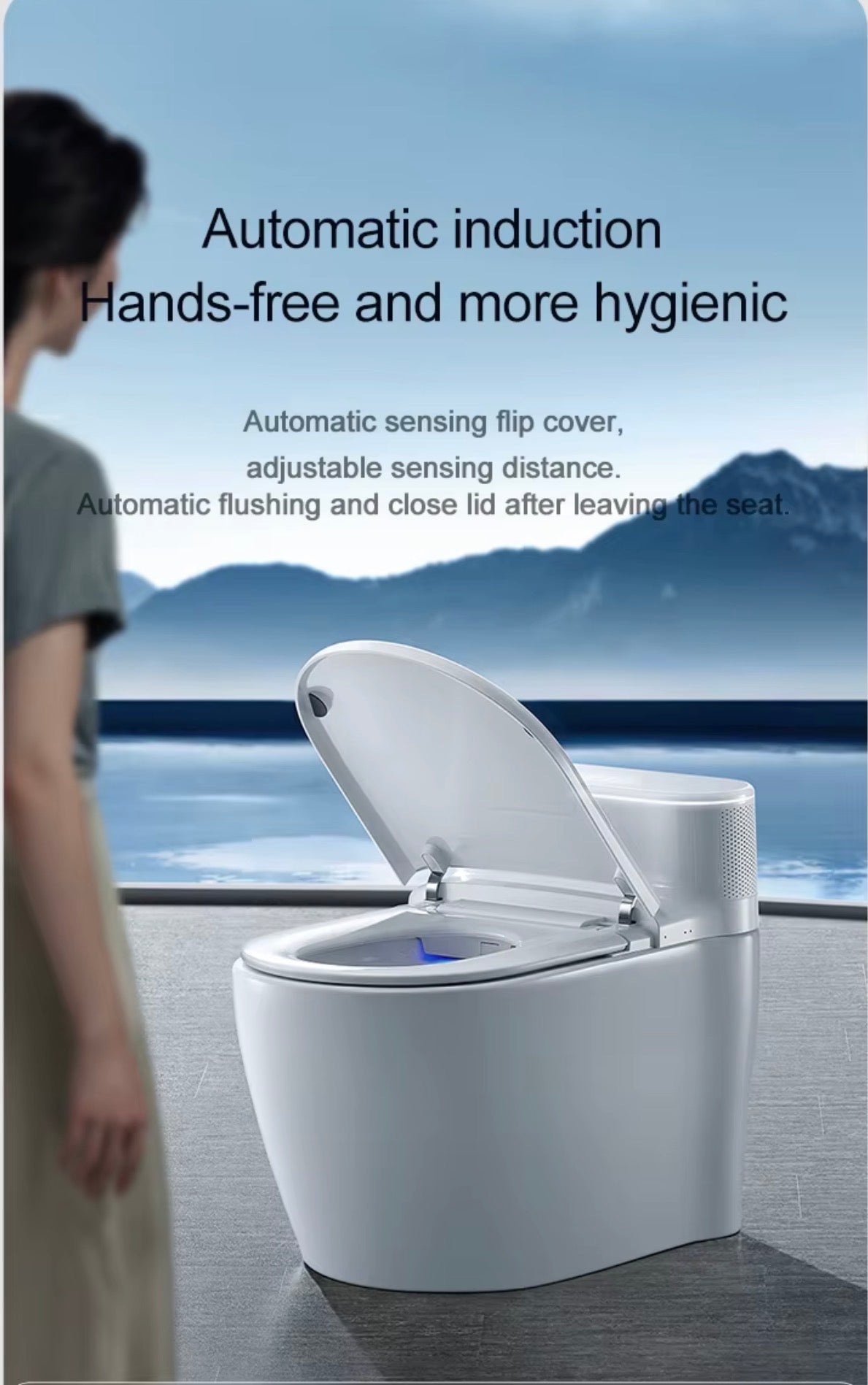 LUCAS INTELLIGENT SMART TOILET WITH BIDET & AUTO FLUSH