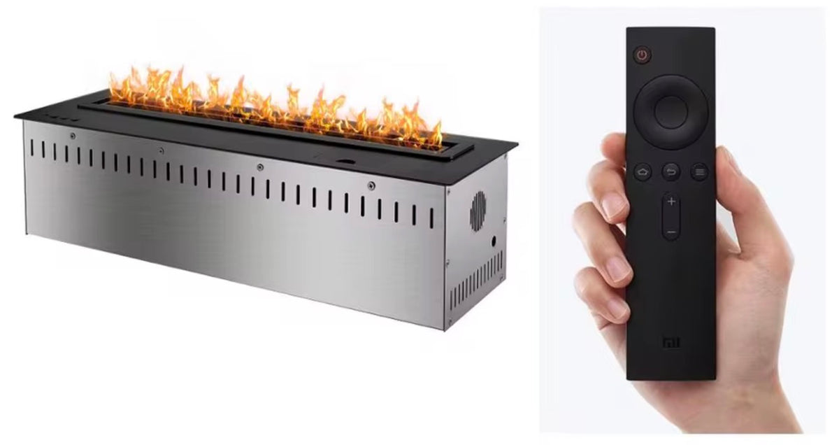 Lorenzo 36-Inch Smart Bioethanol Fireplace – WiFi & Remote Control