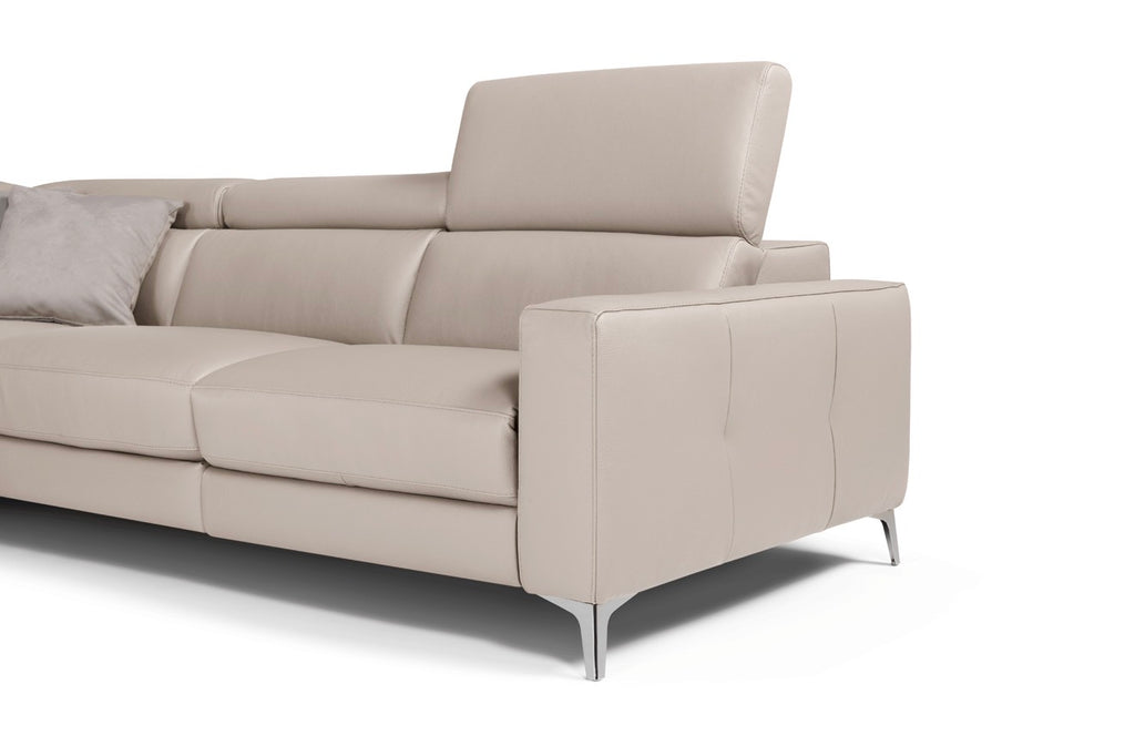 Casa Milano Di Oro Italian Leather Sectional Sofa