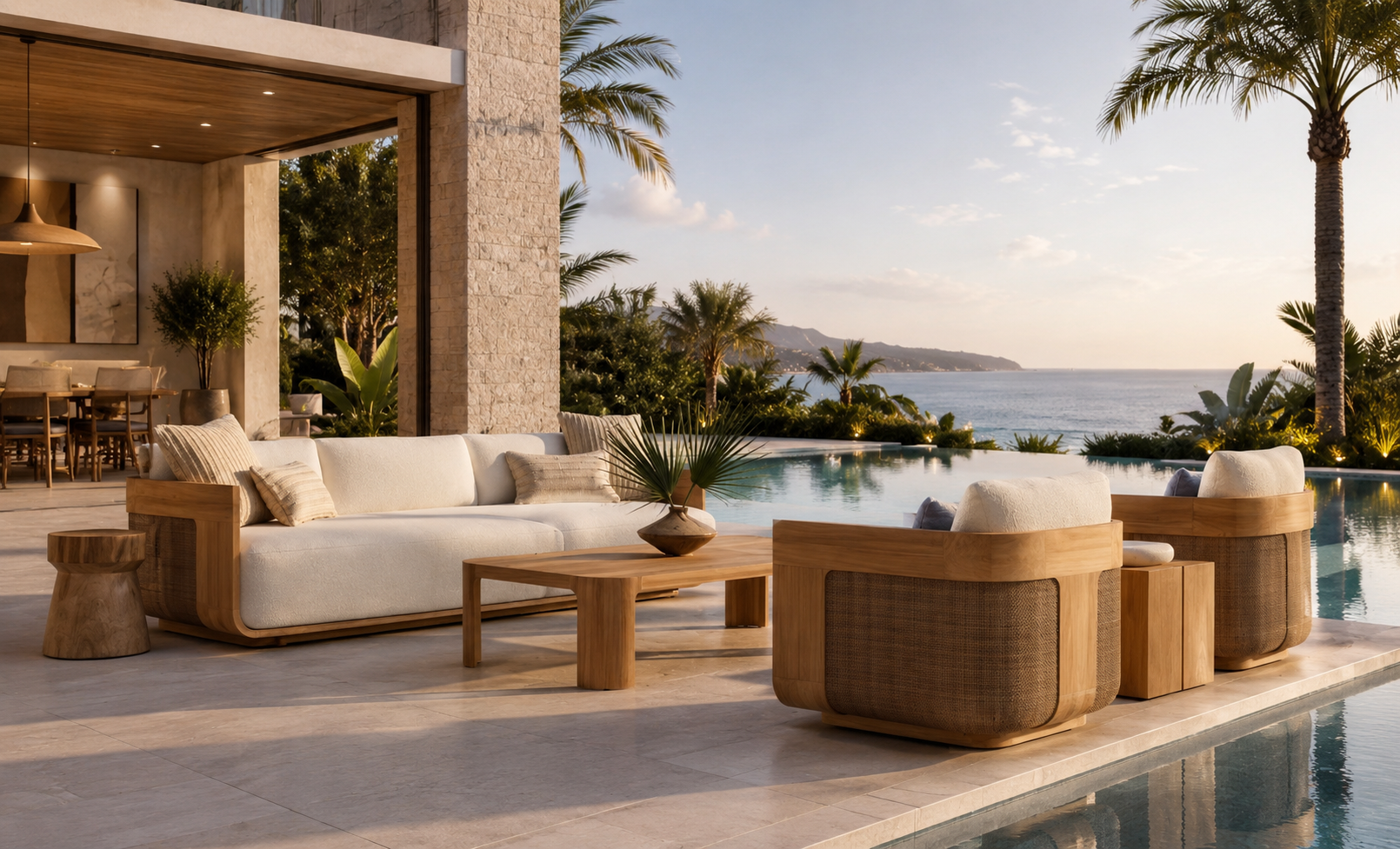 Casa Milano Marbella Teak Sectional