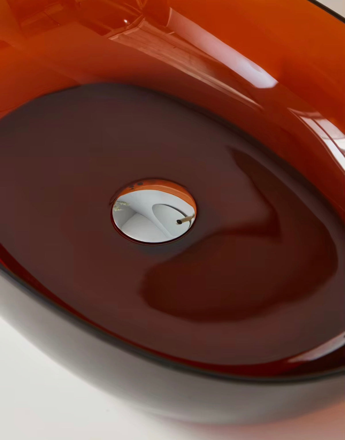 VITTORIA TRANSPARENT RESIN VESSEL SINK