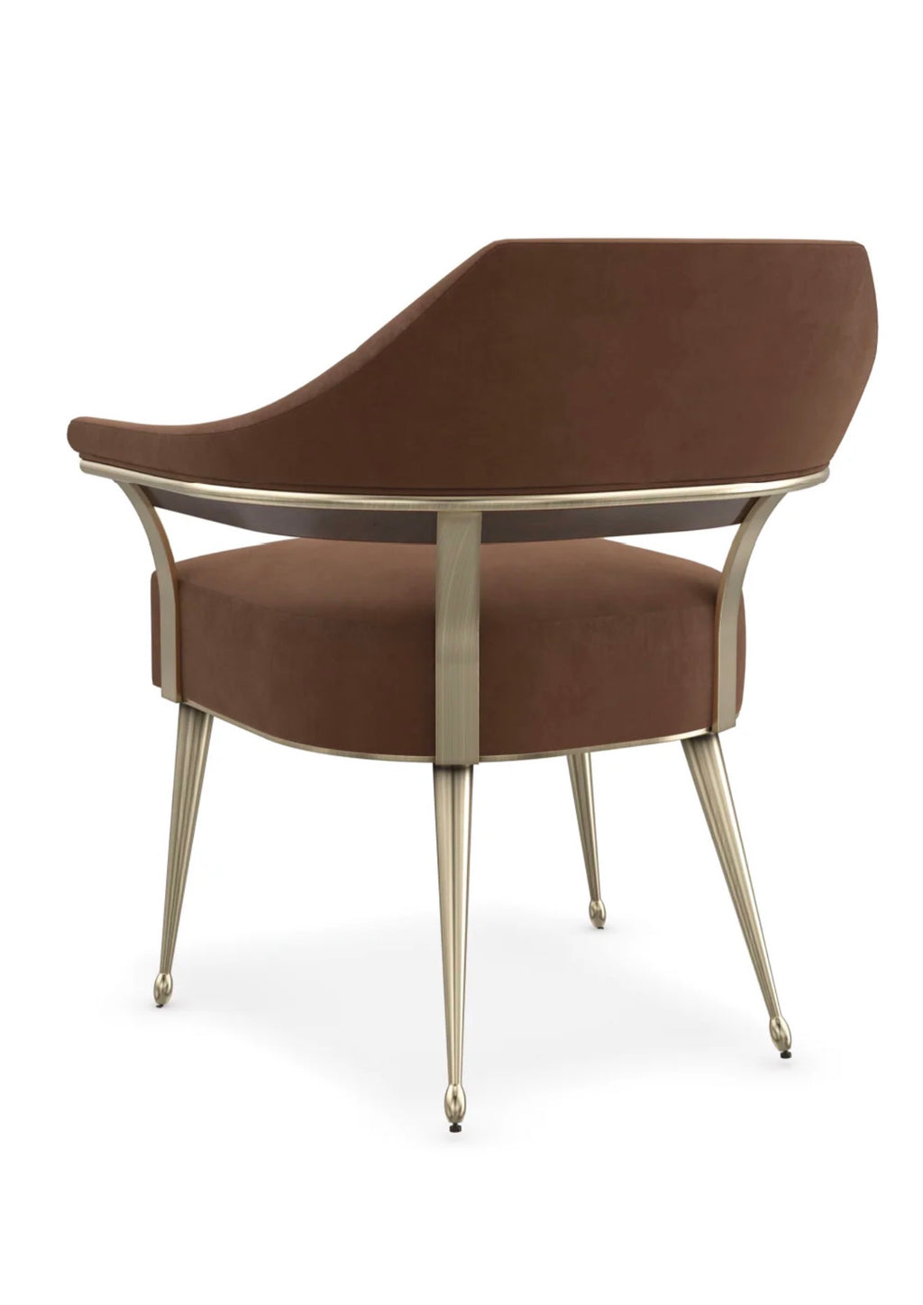 Casa Milano – Brown Mohair Accent Chair
