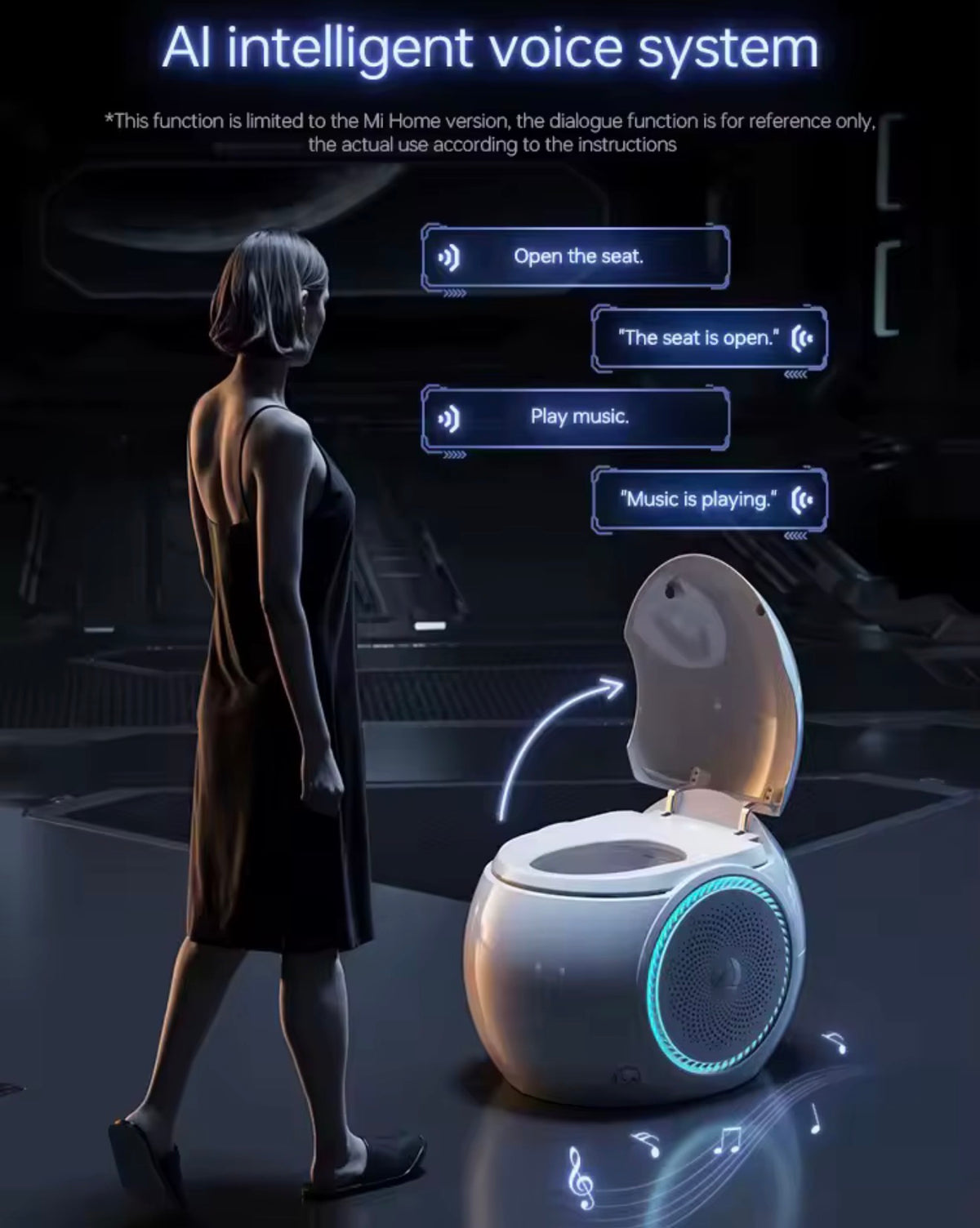 Alessandro Space Capsule Intelligent Smart Toilet