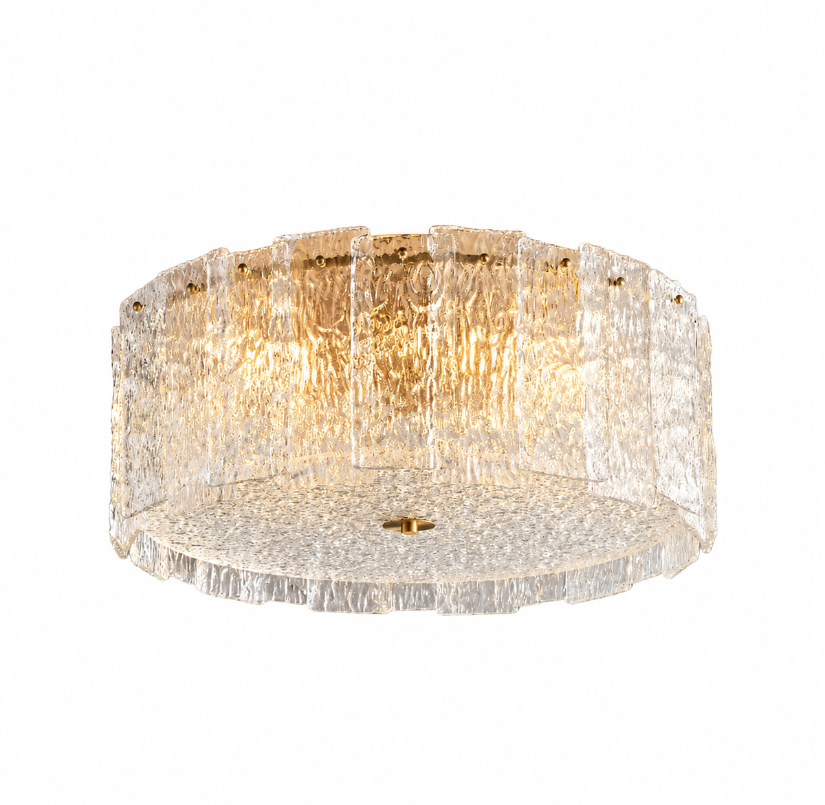 Almeida Copper Glass Ceiling Light