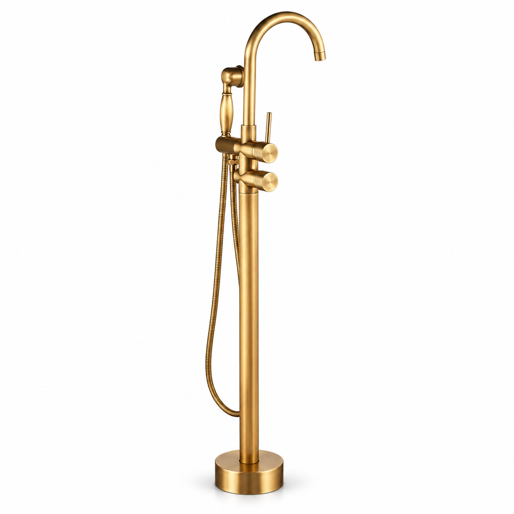 Lora Freestanding Tub Faucet with Hand Shower