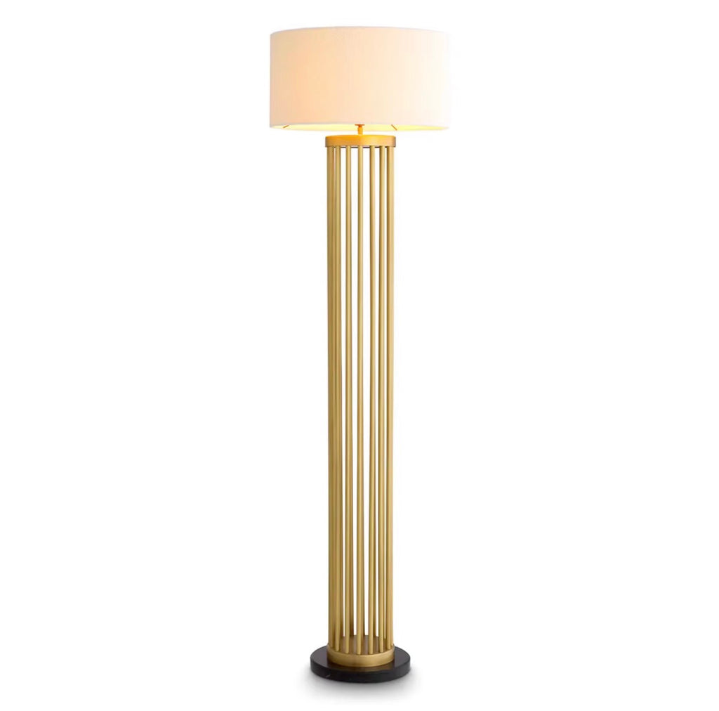 Emilio Brass Floor Lamp