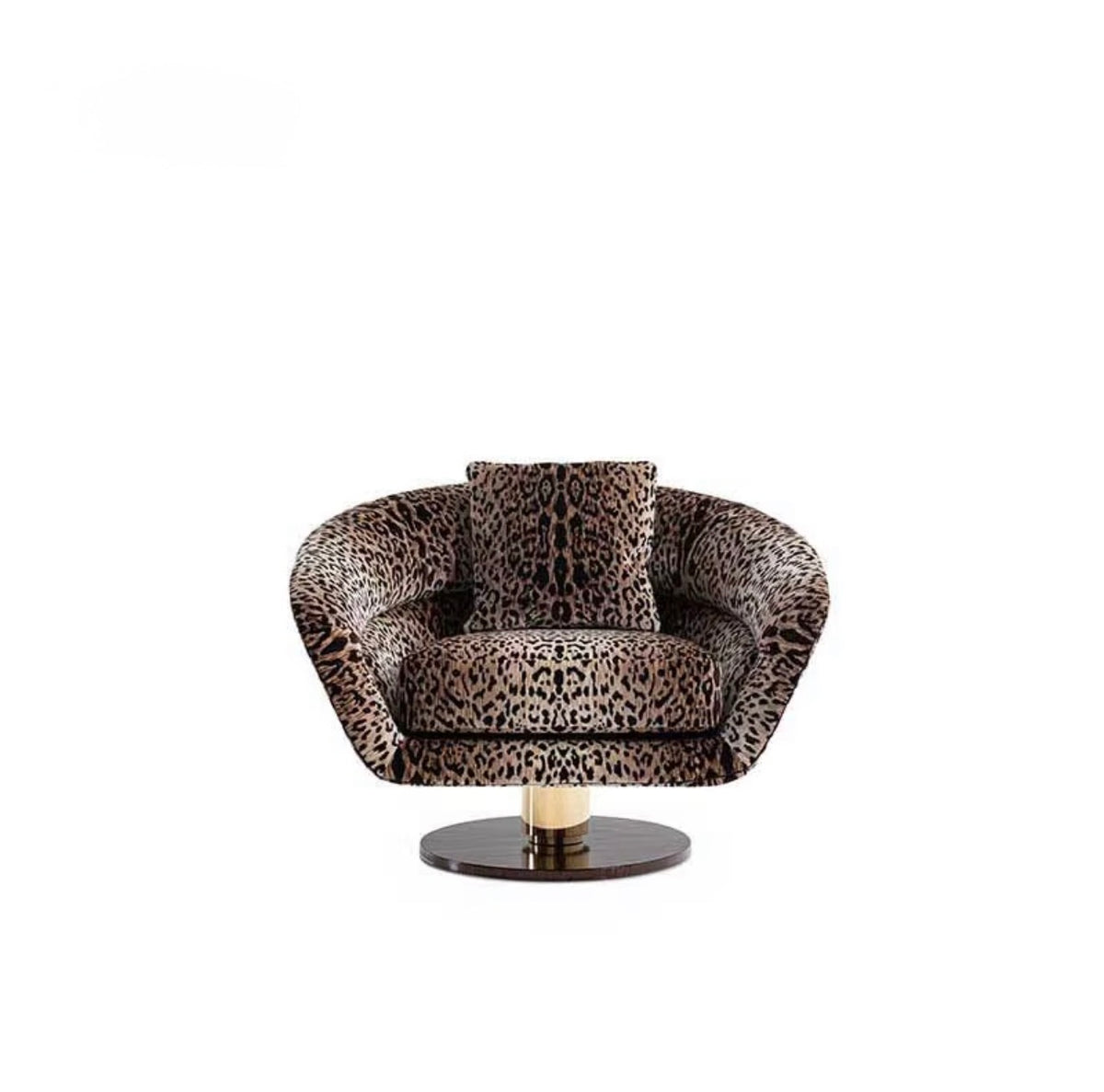 Ninfea Leopard Swivel Chair