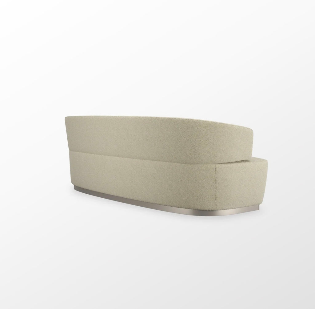 Olympia Oatmeal Curved Sofa
