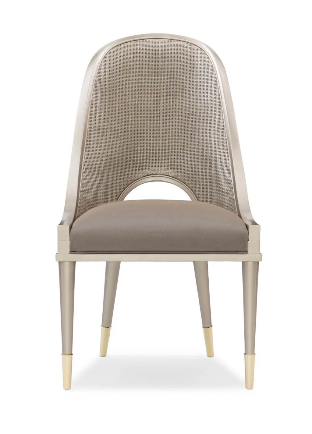 Casa Milano – I Join You Cane Cut-Out Dining Chair (Luxury Accent Dining Chair)