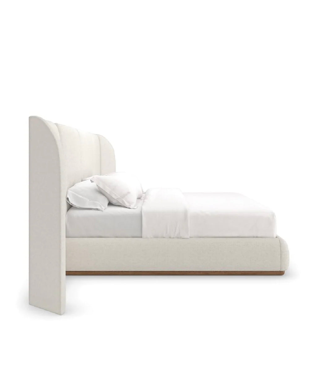 Casa Milano Malta™ Upholstered Bed with Full Winged Headboard (Queen & King)