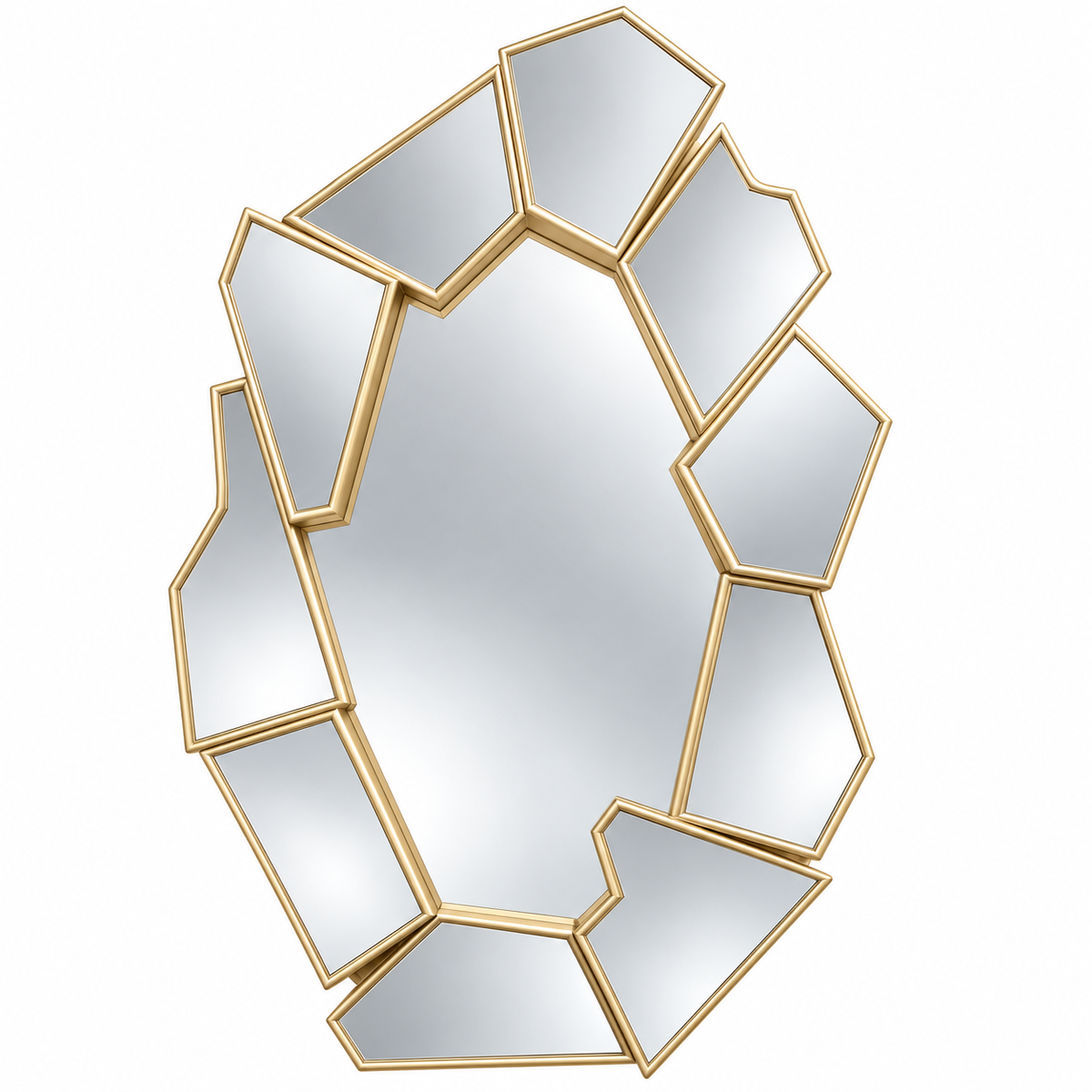 Alessia Geometric Art Deco Wall Mirror