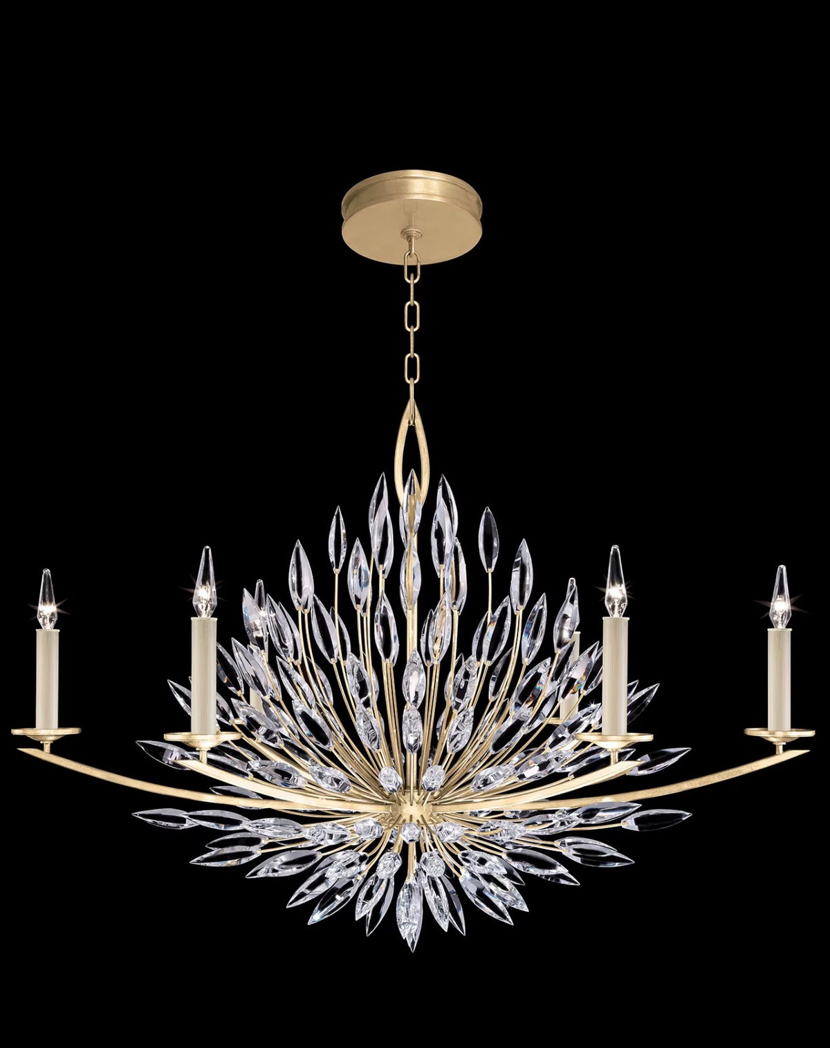 Lily Buds Crystal Chandelier
