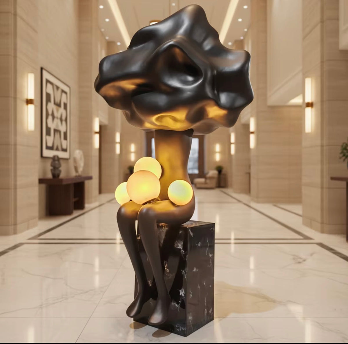 Madeleine Sculptural Floor Lamp