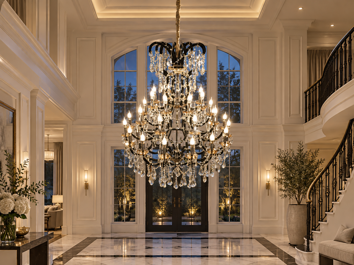 Vittoriano Grand 45-Light K9 Crystal Chandelier