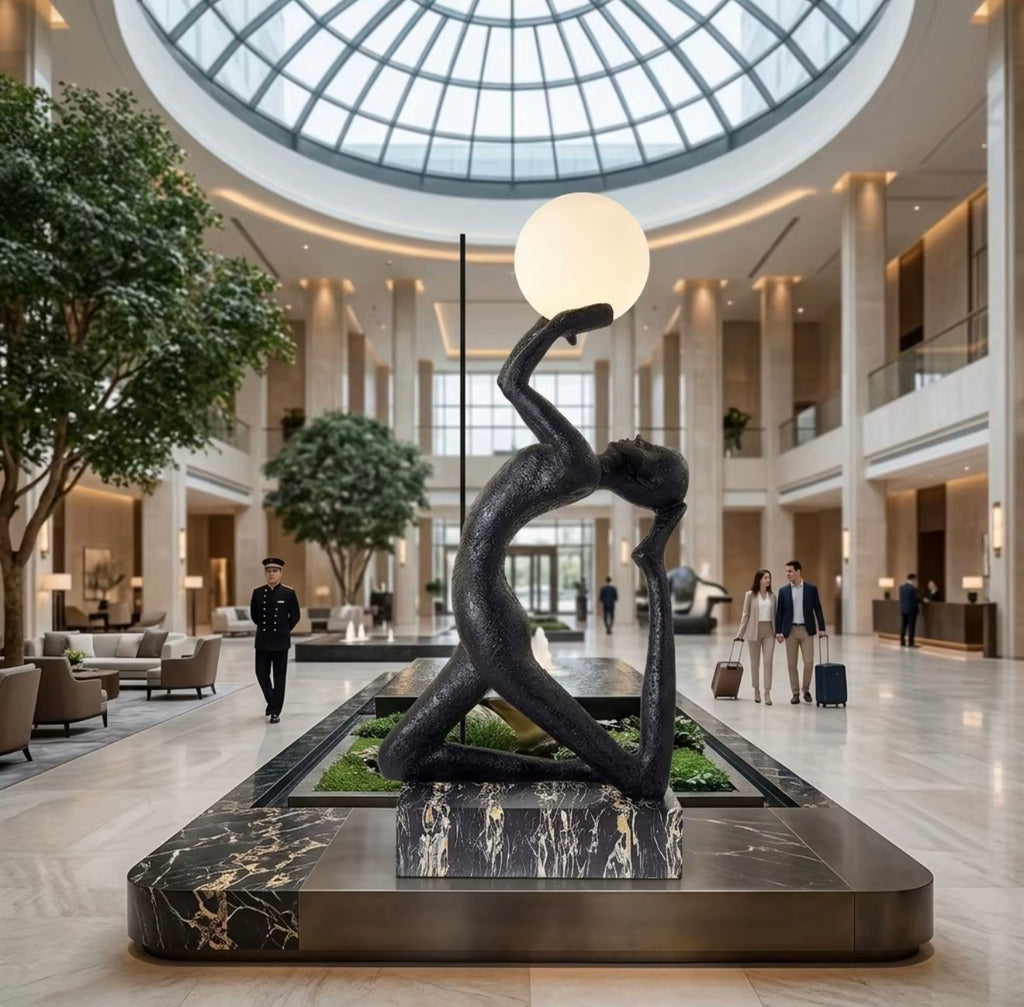 Arabella Sculptural Floor Lamp