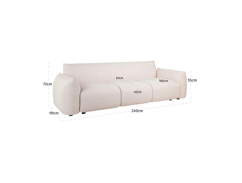 Dawson Luxury Outdoor 3-Seater Sofa